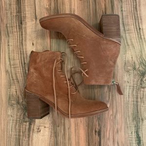 Brown Heeled Boots